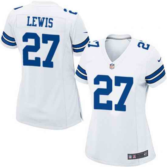 Nike Cowboys #27 Jourdan Lewis White Womens NFL Game Jersey